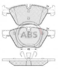Купити 37551 A.B.S. Гальмівні колодки передні X-Type (2.0, 2.1, 2.2, 2.5, 3.0) 