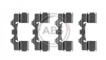 Купить 1104Q A.B.S. Ремкомплект тормозных колодок Террано (2.4 i 4WD, 2.7 TD 4WD, 3.0 i 4WD)