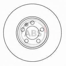 Купити 16265 A.B.S. Гальмівні диски Пассат (Б3, Б4) (2.0 16V, 2.9 VR6 Syncro)