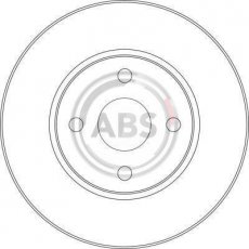 Гальмівний диск 17453 A.B.S. фото 1