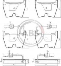 Купити 37367 A.B.S. Гальмівні колодки передні Audi A4 B7 RS4 quattro 