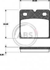 Купити 37467 A.B.S. Гальмівні колодки задні Ауді Р8 (4.2 FSI quattro, 5.2 FSI quattro) 