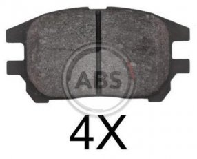 Купить 37799 A.B.S. Тормозные колодки передние Lexus RX (300, 300 AWD) 