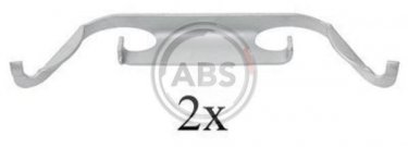 Купить 1222Q A.B.S. Ремкомплект тормозных колодок BMW X5 E53 (3.0 d, 3.0 i)