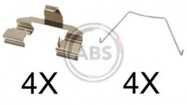 Купити 1607Q A.B.S. Ремкомплект гальмівних колодок Mazda 6 (GG, GY) 1.8