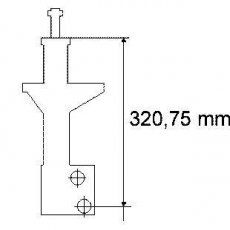 Амортизатор 32-A70-0 BOGE – двухтрубный масляный фото 1