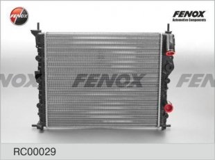 Купить RC00029 FENOX Радиатор охлаждения двигателя Логан