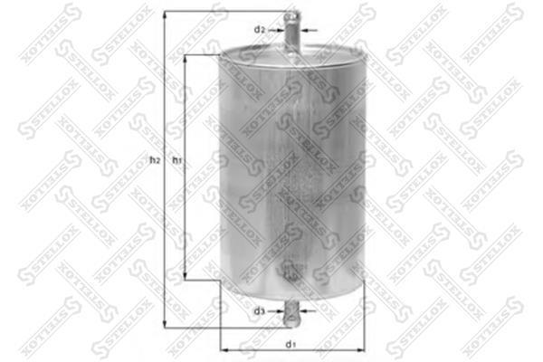 Купить 21-00061-SX STELLOX Топливный фильтр  Фиеста (3, 4)