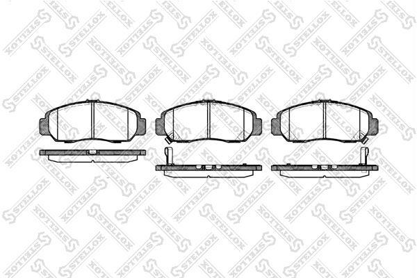 Купити 758 012-SX STELLOX Гальмівні колодки  Патфіндер 3.3 V6 4WD 
