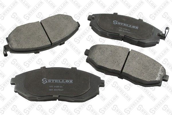 Купити 000 042B-SX STELLOX Гальмівні колодки  Epica (2.0, 2.0 D, 2.5) 