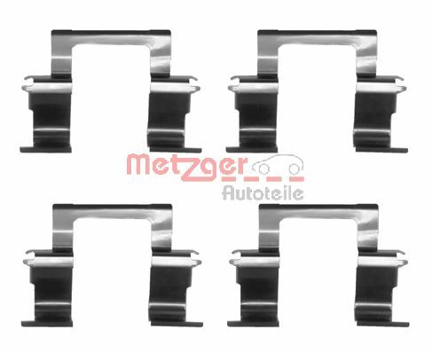 Ремкомплект тормозной колодки 109-1274 METZGER фото 1