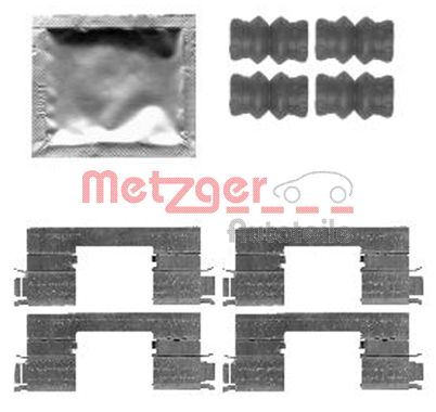 Ремкомплект гальмівної колодки 109-1798 METZGER фото 1