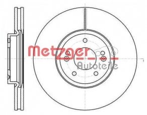 Тормозной диск 6110210 METZGER фото 2