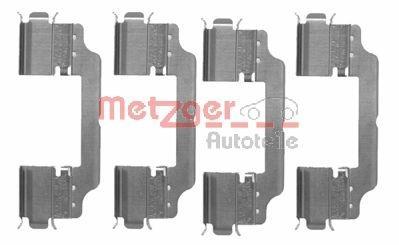 Купить 109-1716 METZGER Ремкомплект тормозных колодок Fiat