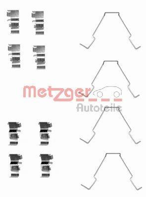 Купить 109-1652 METZGER Ремкомплект тормозных колодок Carens (1.6, 1.8, 2.0)