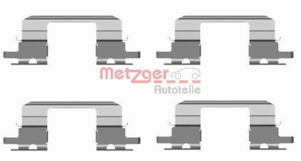 Купить 109-1672 METZGER Ремкомплект тормозных колодок Легаси (1.8, 2.0, 2.2, 2.5)