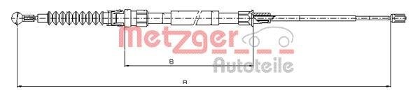 Купить 10.7518 METZGER Трос ручника Audi A3