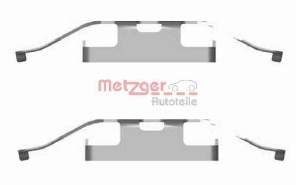 Купить 109-1682 METZGER Ремкомплект тормозных колодок Multivan (1.9, 2.0, 2.5, 3.2)