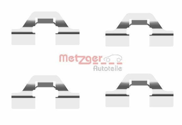 Купити 109-1684 METZGER Ремкомплект гальмівних колодок Peugeot 607 (2.0, 2.2, 2.7, 2.9)