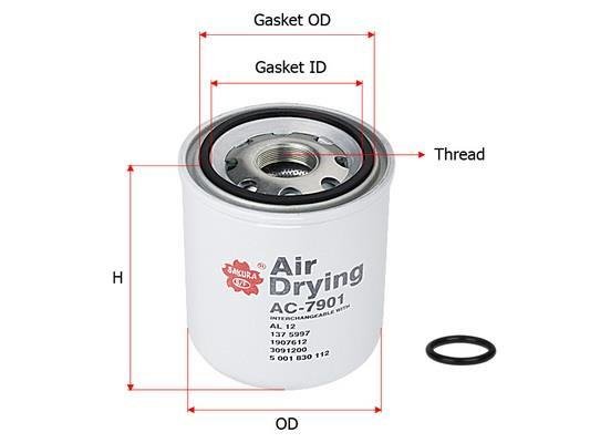 Купить AC-7901 SAKURA - Фильтр воздушный