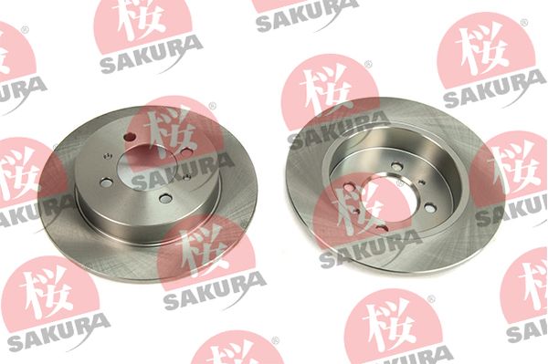 Купить 605-10-4080 SAKURA Тормозные диски Альмера (Н15, Н16) (1.4, 1.6, 2.0)
