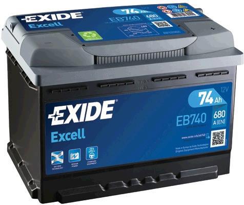 Купить EB740 EXIDE Аккумулятор ХС90 (2.5, 2.9, 3.2, 4.4)