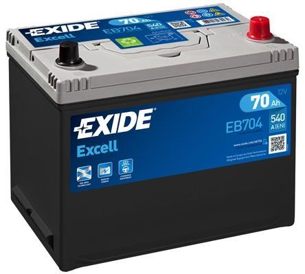Купить EB704 EXIDE Аккумулятор Outlander (1, 2, 3) (2.0, 2.3, 2.4)