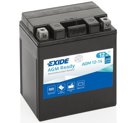 Купить AGM12-14 EXIDE Аккумулятор Honda CB (0.5, 0.7, 0.9, 1.1)