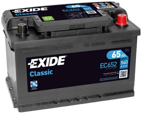 Купити EC652 EXIDE Акумулятор Кадді (1.6, 1.7, 1.9)