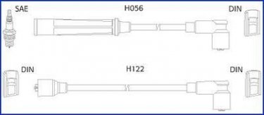 Купить 134474 Hitachi Провода зажигания Passat B2 1.3