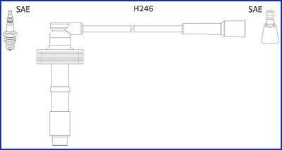 Купити 134560 Hitachi Провід запалювання Safrane 2 2.0 16V