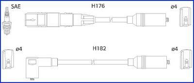 Купить 134790 Hitachi Провода зажигания Ibiza 1.6 i