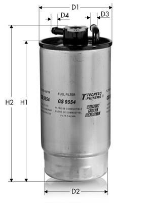 Купить GS9554 Tecneco Топливный фильтр  БМВ Е39 (520 d, 525 d, 530 d)