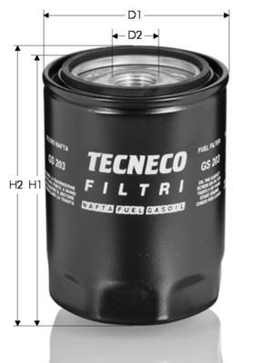 Купить GS203 Tecneco Топливный фильтр  Hilux 2.4 D 4WD