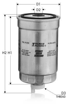Купить GS58 Tecneco Топливный фильтр  Fiorino (1.3, 1.7)