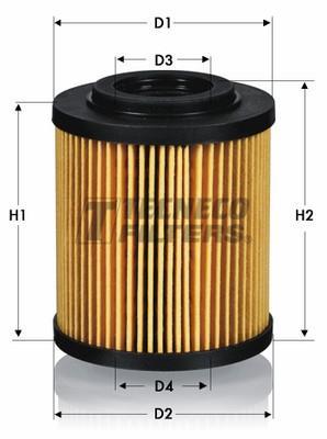 Купити OL0226-E Tecneco Масляний фільтр  Astra (G, H) (1.7 CDTI, 1.7 DTI 16V)
