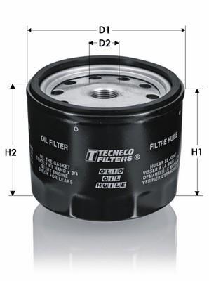Купити OL3828 Tecneco Масляний фільтр  Мазда 323 (БФ, БJ) (1.7 D, 2.0 D)