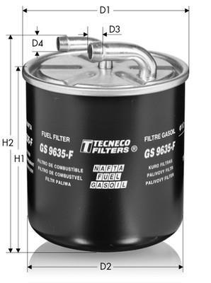 Купить GS9635-F Tecneco Топливный фильтр  Кольт 1.5 DI-D