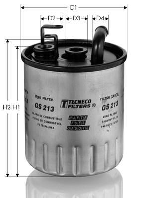 Купить GS213 Tecneco Топливный фильтр  Sprinter (901, 902, 903, 904, 905) (2.1, 2.7)