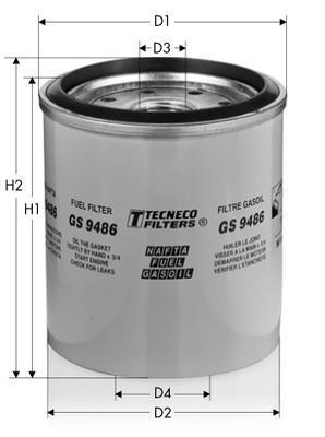 Паливний фільтр GS9486 Tecneco –  фото 1
