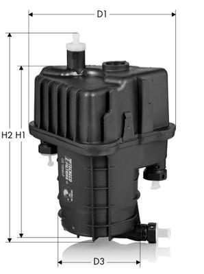 Купить GS10449-P Tecneco Топливный фильтр  Клио (2, 3) 1.5 dCi