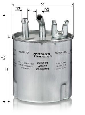 Купить GS939/15 Tecneco Топливный фильтр  Х-Трейл 2.2 dCi