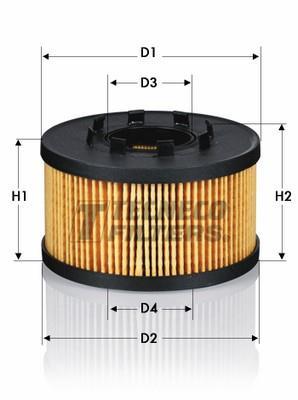 Купити OL0124-E Tecneco Масляний фільтр  X-Type (2.0 D, 2.2 D)