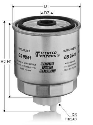 Купить GS9841 Tecneco Топливный фильтр  Accent 1.5 CRDi