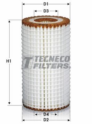 Купить OL0208/1-E Tecneco Масляный фильтр  Mercedes 212 (3.0, 3.5, 5.5)