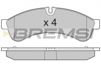 Купить BP3365 BREMSI Тормозные колодки  Ивеко 