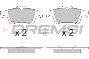 Купить BP3217 BREMSI Тормозные колодки  Меган 2 (2.0, 2.0 Renault Sport) 