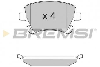 Купить BP3130 BREMSI Тормозные колодки  Audi A6 (Allroad, C6) 