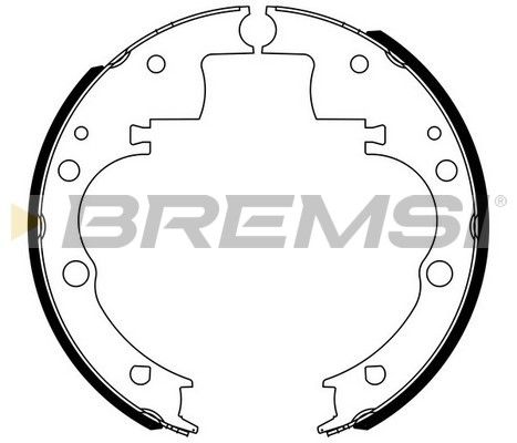 Тормозная колодка GF0166 BREMSI –  фото 1