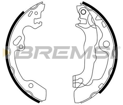 Тормозная колодка GF0238 BREMSI –  фото 1